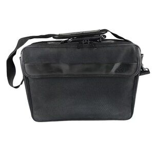 Dell Unisex Black Padded Water Resistant Laptop Carrying Briefcase